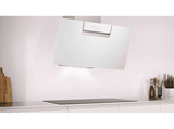 Campana decorativa - Balay 3BC587GBH, 4 velocidades,  431 m³/h, Home Connect, Extra Silencio,80 cm, Cristal blanco