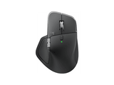 Ratón inalámbrico - Logitech MX Master 4 + Funda, Bluetooth, Botones personalizables, 8000ppp, PC-Mac, Multidispositivo, Carga rápida, Negro