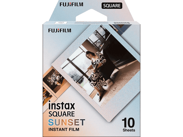 Película fotográfica - Fujifilm Square Sunset, 10 unidades, 86x72 mm, Cámaras e impresoras Instax Square