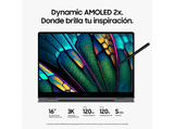 Convertible 2 en 1 - Samsung Galaxy Book4 Pro 360, 16 WQXGA+, Intel® Evo™ Edition Core™ Ultra 7-155H, 16GB RAM, 1TB, W11H, IA, S Pen