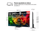 TV QNED Mini LED 85 - LG 85QNED81B6A, UHD 4K, Procesador Inteligente α7 AI Processor 4K Gen9, Smart TV, DVB-T2 (H.265), Negro