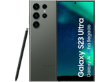 Móvil - Samsung Galaxy S23 Ultra 5G, Botanic Green, 512GB, 12GB RAM, 6.8 QHD+, Qualcomm Snapdragon 8, Gen 2 Octa-Core, 5000mAh, Android 13