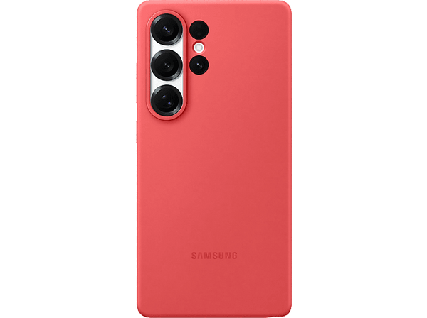Funda - Samsung, Para Galaxy S25 Ultra, De Silicona, Rojo