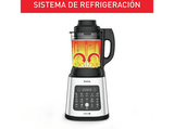 Batidora de vaso - Moulinex Perfectmix Cook LM835D, 1400 W, 2 L, 6 Cuchillas Powelix, Recetas Frías y Calientes, 10 programas, Táctil, Inox.