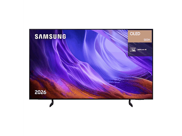 TV OLED 55" - Samsung TQ55S83HAEXXC, OLED 4K, NQ4 AI Gen2 Processor, Smart TV, Tecnología Sin Reflejos, Full AI, Negro