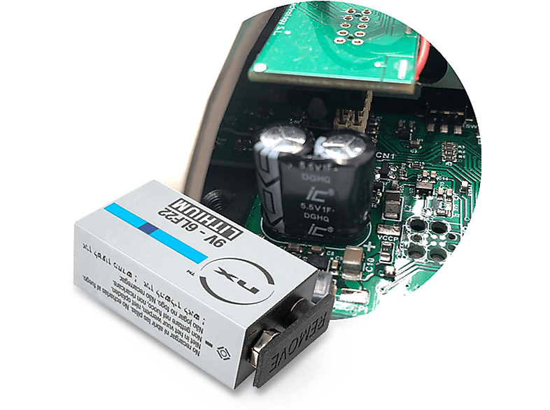 Cerradura electrónica - AYR INT-LOCK Pro, Bluetooth 5.0, 100 dB, 256 bit, Cromo Mate