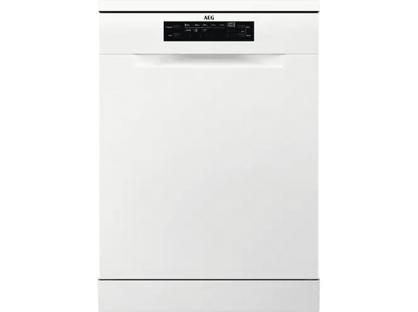 Lavavajillas - AEG FFB74927ZW, Independiente, 14 servicios, 8 programas,  AirDry, 60 cm, Blanco