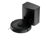 Robot aspirador - Cecotec Conga 9990 AI Spin Revolution Ultra Power Home, 1000W, 240 min, 10000 Pa, APP, Base autovaciado, IA, Hasta 240m2, Negro