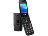 Móvil - SPC Titan, Negro, 2.4" QVGA, Dual SIM, Plegable, 500 contactos, Radio FM, 800 mAh, VGA, Alarma