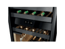 Vinoteca integrable - Haier In-Vista CSW9619ENGBW, Total No Frost, Duo Cooling, Air Flow Natural System, 40 botellas, Negro