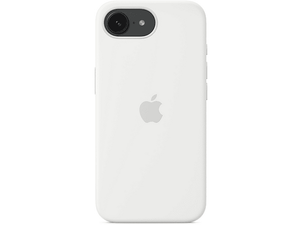 Apple Funda de silicona para el iPhone 16e, Blanco