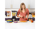 Batidora de vaso - nutribullet Triple Prep System, 1.500 W, Jarra de 1.8 l, Procesador de 1.65 l, Vasos portátiles de 0.9 l y 0.7 l, Táctil, Negro