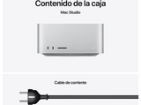 Apple Mac Studio Chip M4 Max, CPU de 14 núcleos, GPU de 32 núcleos, Neural Engine de 16 núcleos, 36GB RAM, 512GB SSD, Plata