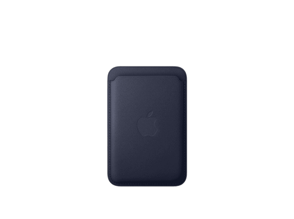 Apple cartera de trenzado fino con MagSafe para el iPhone, Azul marino