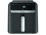 Freidora de aire - Moulinex Easy Fry Mega Compact EZ8618, 7.5 L, Hasta 8 raciones, Pantalla táctil, 8 Programas automáticos, Diseño compacto, Negro