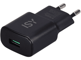 Cargador móvil inalámbrico - ISY IWQ-1010, ParaDispositivos compatibles con Qi, 10W, Negro