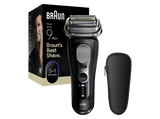 Afeitadora - Braun Series 9 PRO+ 9600s, Pro SensoAdapt, 60 minutos autonomía, Afeitado en seco y en mojado, Negro