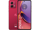 Móvil - Motorola G84, Rojo, 256GB, 12GB RAM, FHD+ 6.5, Snapdragon 695, 5000 mAh, Android 13