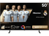 TV Mini LED 50 - Hisense 50U6NQ, UHD 4K, Quad Core/MT9603, Dolby VIsion&Atmos, Smart TV, Mini LED, Game Bar, IA, Negro