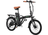 Bicicleta eléctrica - Youin You-Ride Amsterdam, 250W, 25 km/h, Autonomía 45 km, Plegable, 5 modos, IP54, Negro