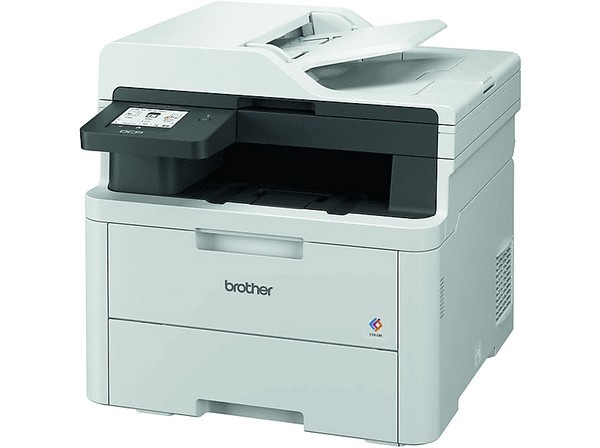 Impresora multifunción - Brother DCPL3560CDW, Láser, 26 ppm a color y monocolor, WiFi, Doble cara, Gris