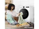 Lavadora carga frontal - LG F4X7013TWS, 13 kg, 1400 rpm, 23 programas, TurboWash 360º, ThinQ™, Blanco