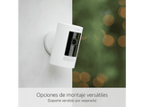 Cámara de vigilancia IP - Amazon Stick-Up Cam Battery, 1080p HD, Función de visión nocturna, Interior+Exterior, Inalámbrica, Blanco