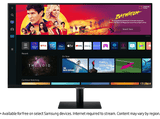 Monitor - Samsung Smart Monitor M7 LS32BM700UPXEN, 32, UHD 4K, 4 ms, 60 Hz, USB, WiFi, Bluetooth, Negro