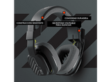 Auriculares gaming - Logitech G Astro A10, Diadema, Con cable, Para PS4/PS5, Micrófono volteable para silenciar, Control de volumen integrado, Negro