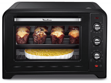 Mini horno - Moulinex OX4958, 2200 W, 60 l, 7 modos, Función grill, Termostato, Negro