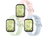 Pack Correas - Friendly License FRSWB102, Silicona, Compatible con Huawei Watch Fit 3, Rosa, Verde, Celeste