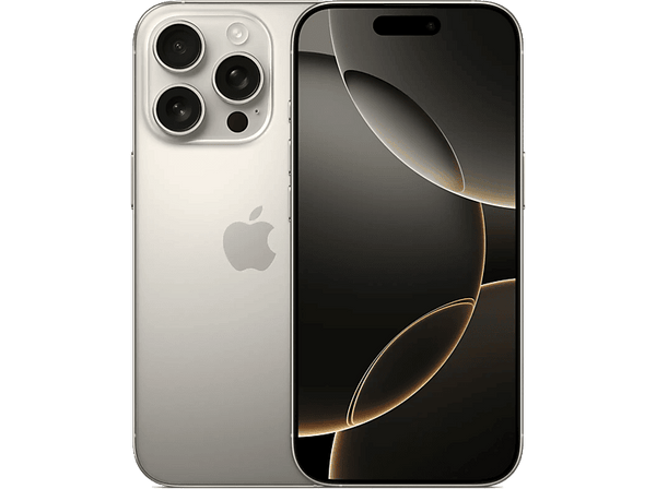 Apple iPhone 16 Pro, Titanio Natural, 128 GB, 5G, 6.3 " OLED Super Retina XDR, Chip A18 Pro, iOS