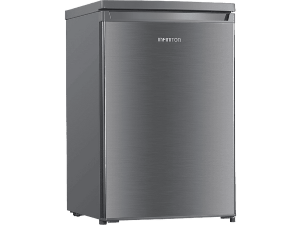 Nevera pequeña - Infiniton CL-109L8XEC, Cíclico, 85 cm, 109 l, Congelador integrado 4*, Inox