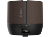 Humidificador - Cecotec PureAroma 550 Connected Black Woody, 0.5 l, 30 m², Altavoz, 25 ml/h, Bluetooth, Negro