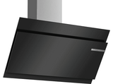 Campana decorativa - Bosch DWK97JM60, 4 velocidades, 730 m³/h, 89 cm, Sensor PerfectAir, Motor Ecosilence, Negro
