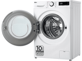Lavadora carga frontal - LG F2WR5S08AGW, Serie fondo especial 500, 8 kg, 1200 rpm, 12 programas,  AI Direct Drive™, Steam™, Blanco