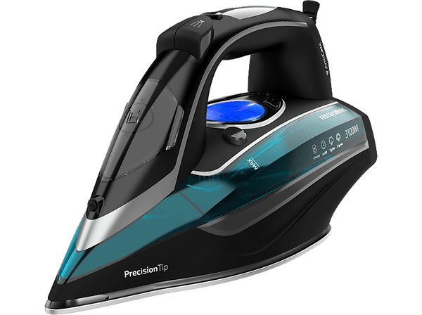 Plancha de vapor - Cecotec Fast&Furious 6060 Ultra, 3100 W, 285 g/min, Bomba de agua automática integrada, Sensor táctil, LCD, Negro