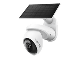 Cámara de vigilancia IP - TP-Link TC92 KIT, UHD 4K, Wi-Fi Solar con batería recargable y Detección IA, Función de visión nocturna, Blanco