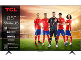 TV Mini LED 85 - TCL 85C6K, UHD 4K, AiPQ Pro Processor, Smart TV, DVB-T2, GoogleTV, Negro