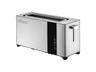 Tostadora - Ufesa Plus Delux, 1050 W, 1 Ranura, 1 Rebanada, 7 Niveles de Tostado, Pantalla Digital LCD, Acero inoxidable negro