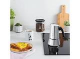 Cafetera tradicional - Bialetti VENUS 6 tazas + Perfetto Moka Classic 250g, Acero inoxidable, Plata