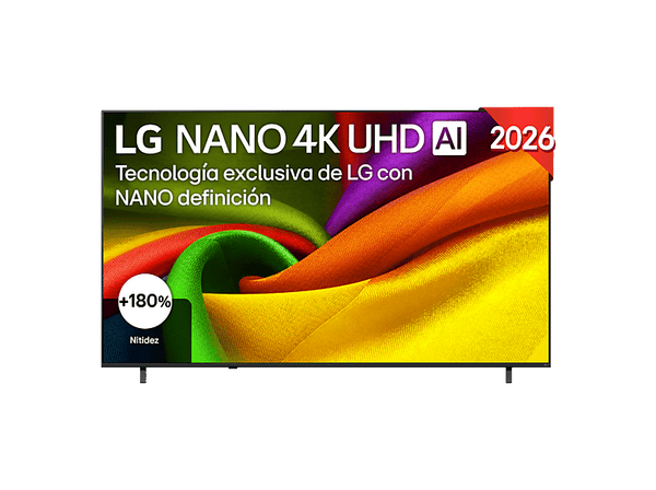 TV LED 85" - LG 85NU850B6LA, UHD 4K, Procesador Inteligente α7 AI Processor 4K Gen9, Smart TV, DVB-T2 (H.265), Negro