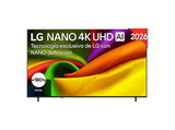TV LED 85 - LG 85NU850B6LA, UHD 4K, Procesador Inteligente α7 AI Processor 4K Gen9, Smart TV, DVB-T2 (H.265), Negro