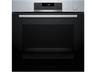 Horno a vapor - Bosch HRG572ES3,Serie 4, Multifunción, Pirolítico y por agua, Función Vapor añadido, Función AirFry, Inox