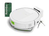 Robot friegasuelos - IRobot Roomba® 115 Combo, 15000 Pa, 250 min, 63 dB(A), Recarga y reanudación automáticas, ClearView™ LiDAR, Blanco