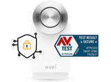 Cerradura electrónica - Nuki Smart Lock 3.0 Pro, Inteligente, WiFi, Abrepuertas, Control remoto, Blanco