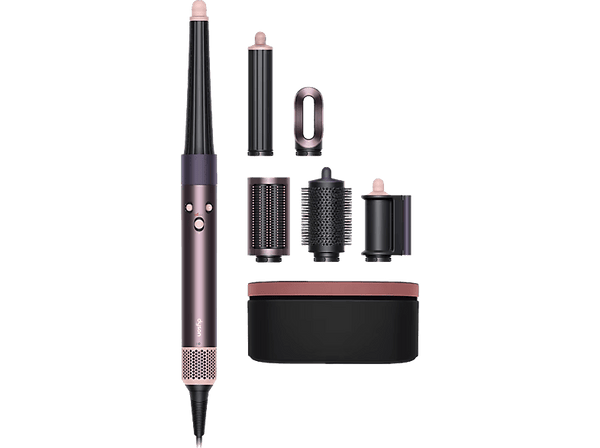 Moldeador - Dyson Airwrap i.d.™, Bluetooth®, Tecnología iónica, 3 Velocidades, Estuche de presentación, Jasper Plum