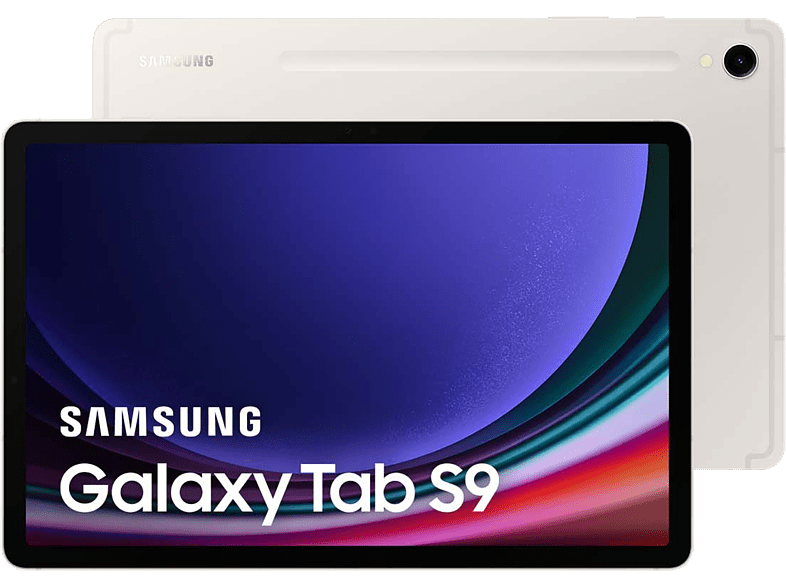Tablet - Samsung Galaxy Tab S9 Wifi, 256GB, 12GB RAM, Crema, 11, Snapdragon 8 Gen 2, Android 13