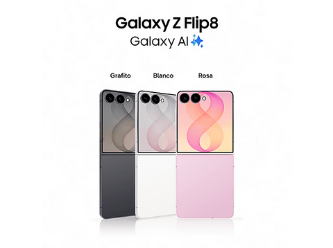Móvil - Samsung Galaxy Z Flip8, Rosa, 512 GB, 12 GB RAM, 6.9