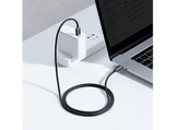 Cable USB - Baseus Crystal Shine, USB-C a USB-C, 120 cm, 100w, 480 Mbps, Carga ultrarrápida, Con trenzado resistente, Negro